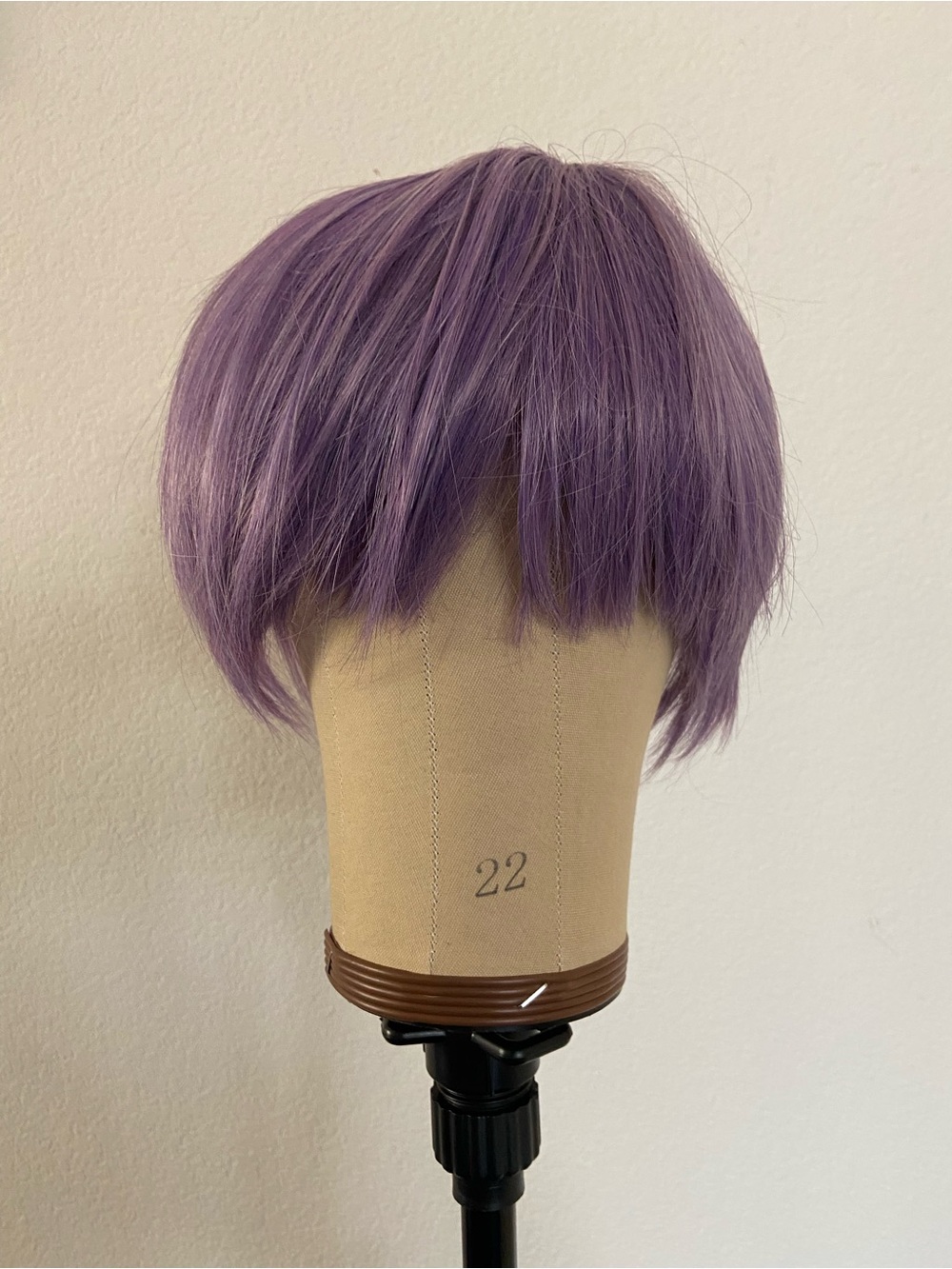 Light Purple Short Synthetic Wig